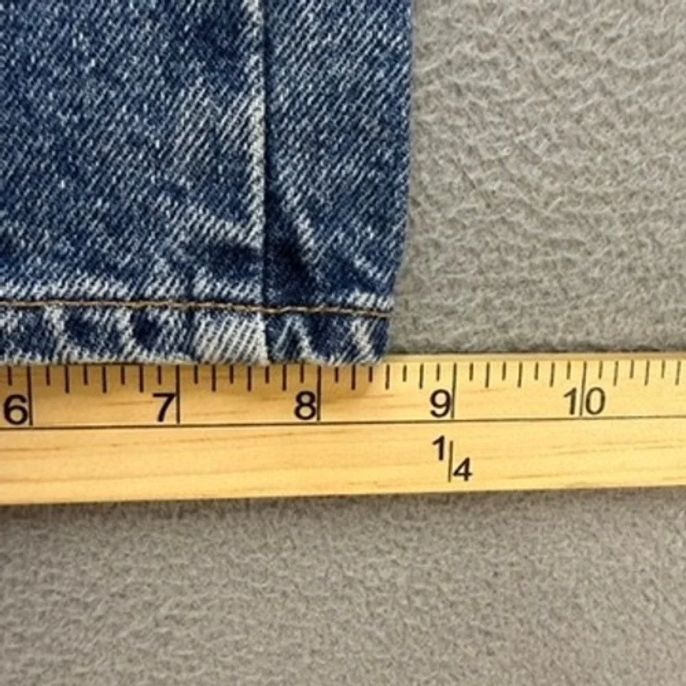 VTG J.Crew Straight Leg Denim Jeans 32x34 (FIT 29x33) Blue Made in USA Workwear